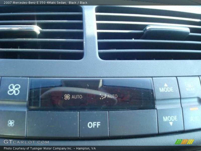 Black / Black 2007 Mercedes-Benz E 350 4Matic Sedan