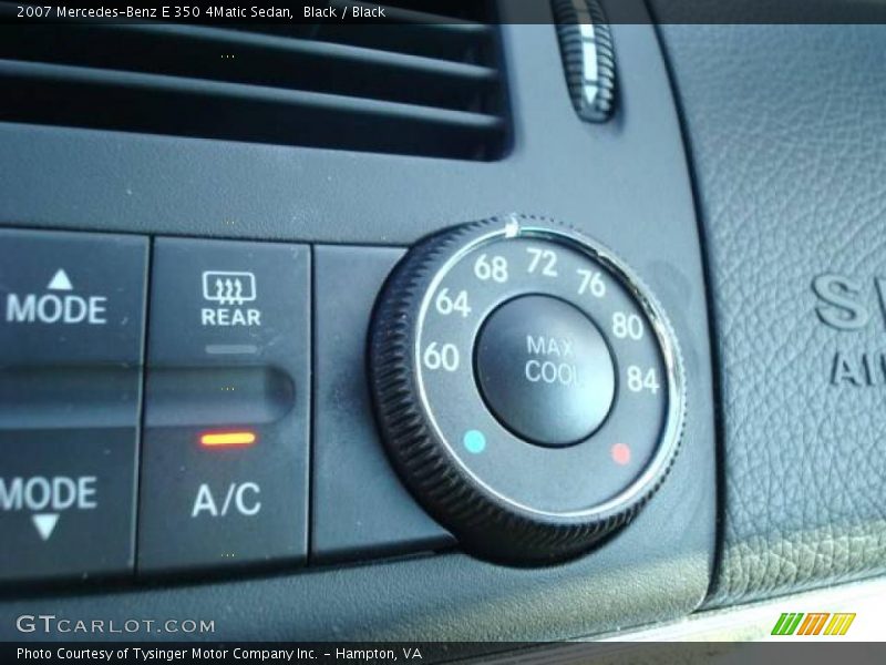 Black / Black 2007 Mercedes-Benz E 350 4Matic Sedan