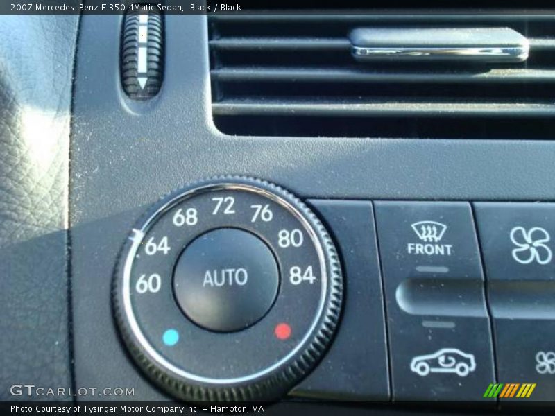 Black / Black 2007 Mercedes-Benz E 350 4Matic Sedan