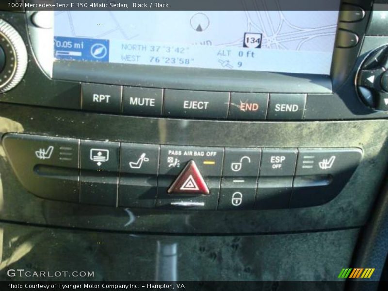 Black / Black 2007 Mercedes-Benz E 350 4Matic Sedan