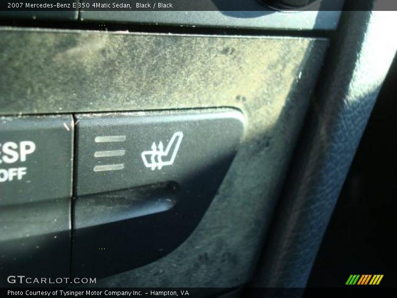 Black / Black 2007 Mercedes-Benz E 350 4Matic Sedan