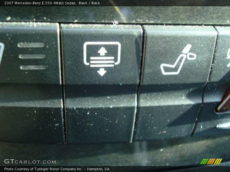 Black / Black 2007 Mercedes-Benz E 350 4Matic Sedan
