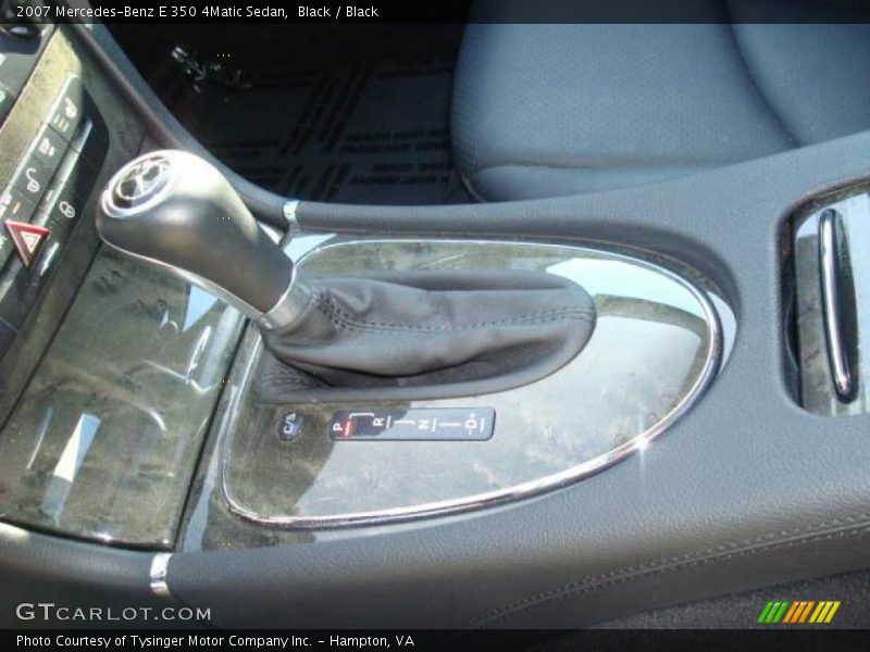 Black / Black 2007 Mercedes-Benz E 350 4Matic Sedan