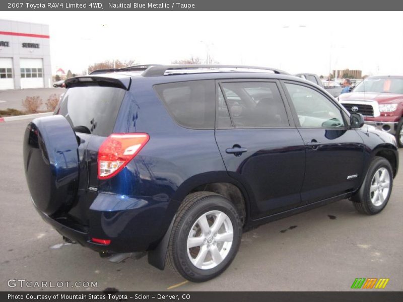 Nautical Blue Metallic / Taupe 2007 Toyota RAV4 Limited 4WD