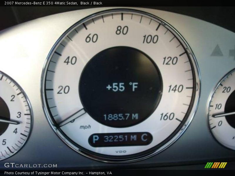 Black / Black 2007 Mercedes-Benz E 350 4Matic Sedan