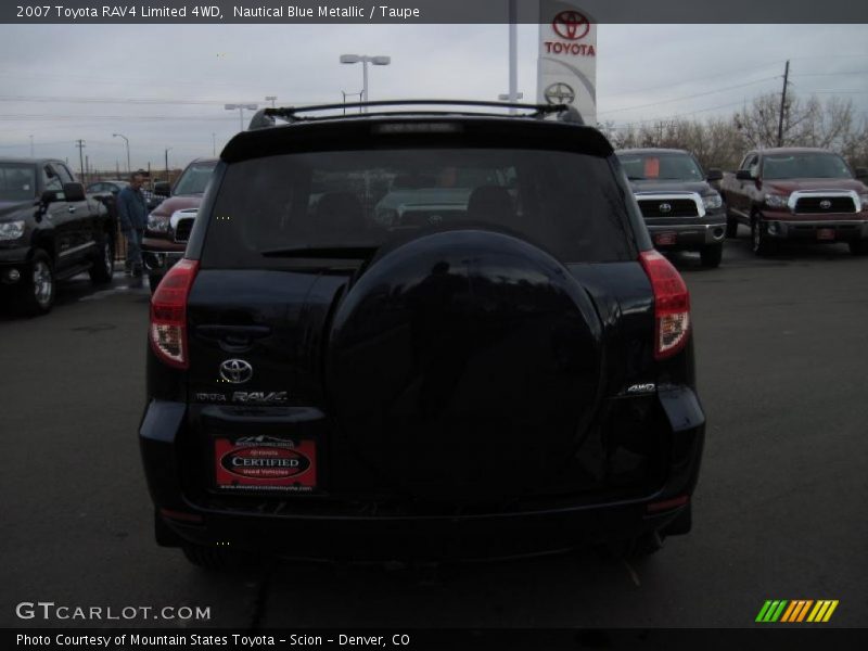 Nautical Blue Metallic / Taupe 2007 Toyota RAV4 Limited 4WD