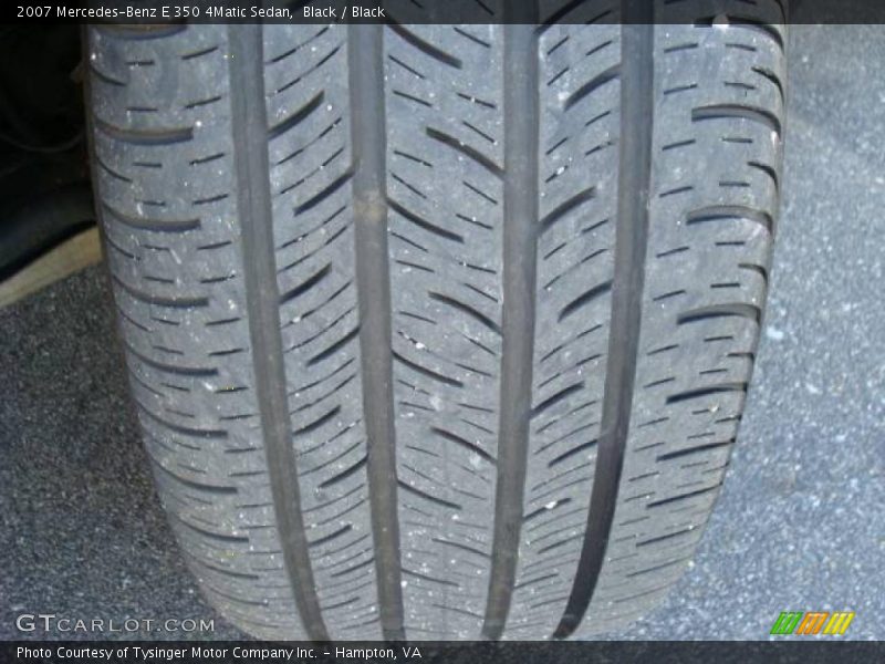 Black / Black 2007 Mercedes-Benz E 350 4Matic Sedan