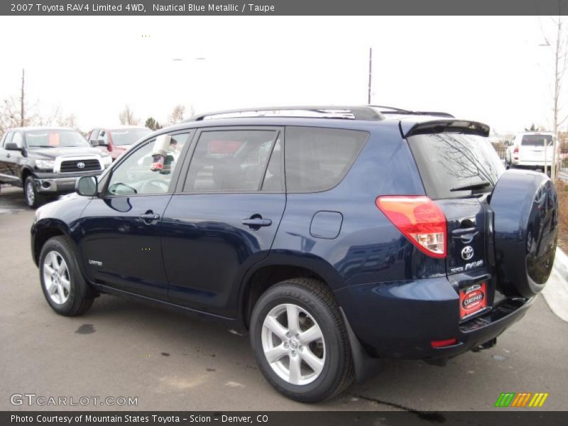 Nautical Blue Metallic / Taupe 2007 Toyota RAV4 Limited 4WD