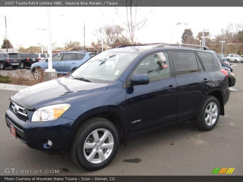Nautical Blue Metallic / Taupe 2007 Toyota RAV4 Limited 4WD