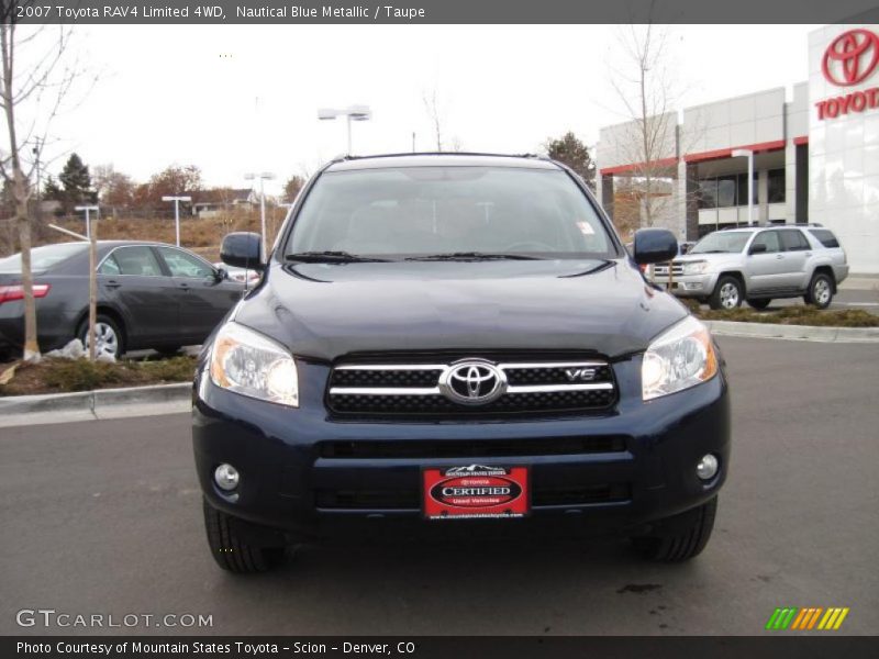 Nautical Blue Metallic / Taupe 2007 Toyota RAV4 Limited 4WD