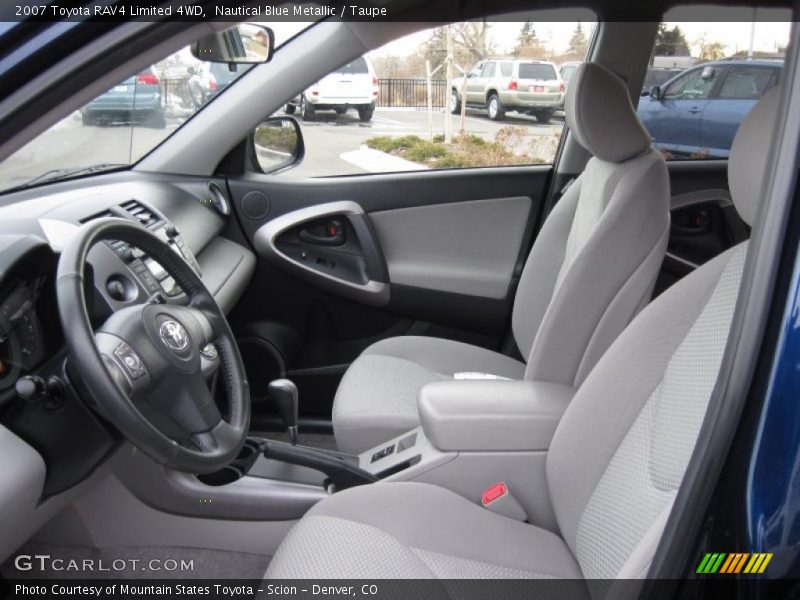 Nautical Blue Metallic / Taupe 2007 Toyota RAV4 Limited 4WD