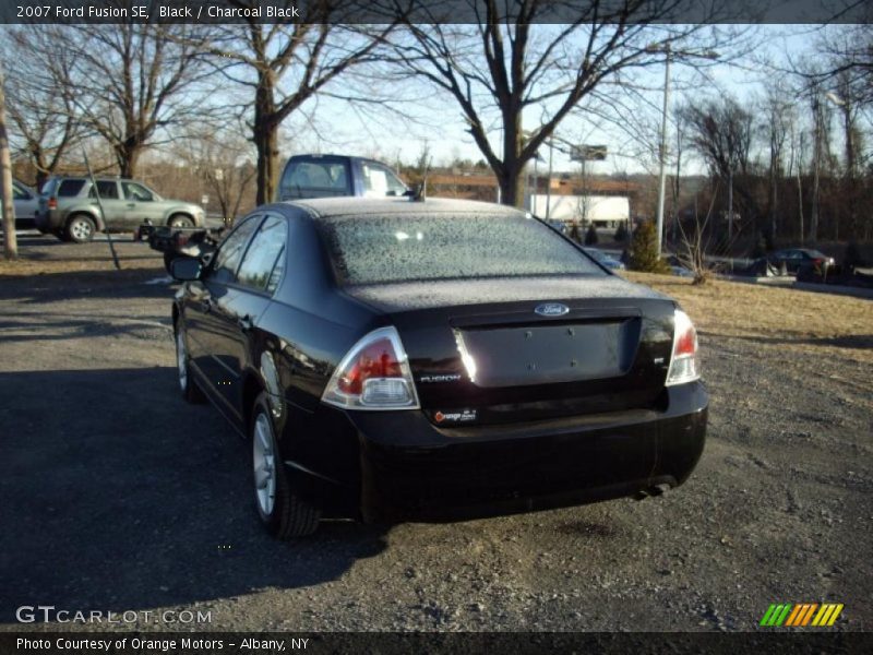 Black / Charcoal Black 2007 Ford Fusion SE