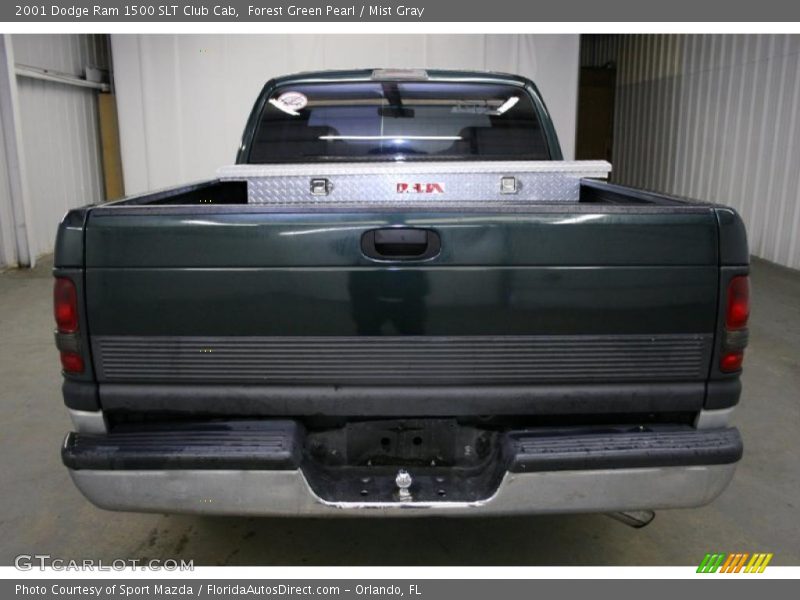 Forest Green Pearl / Mist Gray 2001 Dodge Ram 1500 SLT Club Cab