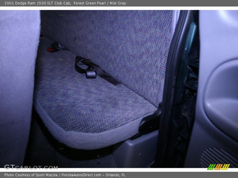 Forest Green Pearl / Mist Gray 2001 Dodge Ram 1500 SLT Club Cab