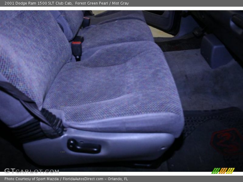 Forest Green Pearl / Mist Gray 2001 Dodge Ram 1500 SLT Club Cab