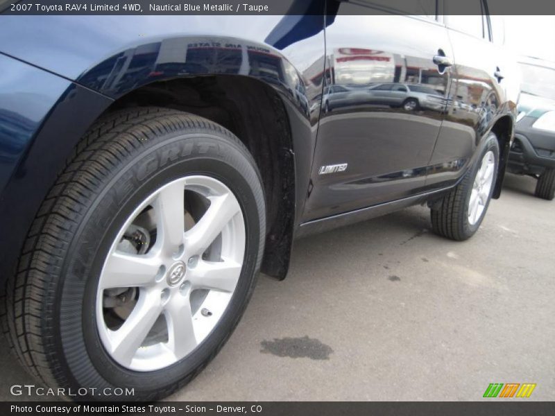 Nautical Blue Metallic / Taupe 2007 Toyota RAV4 Limited 4WD