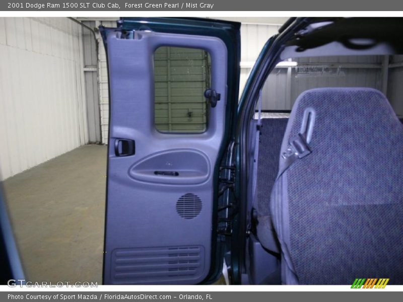 Forest Green Pearl / Mist Gray 2001 Dodge Ram 1500 SLT Club Cab