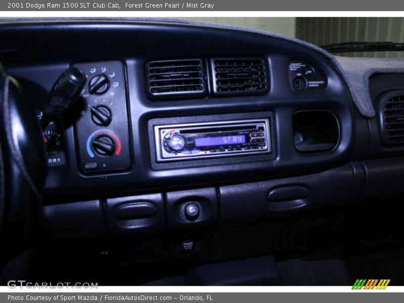 Forest Green Pearl / Mist Gray 2001 Dodge Ram 1500 SLT Club Cab