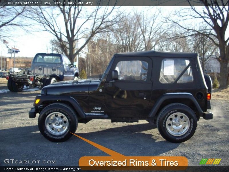 Black / Dark Slate Gray 2004 Jeep Wrangler SE 4x4
