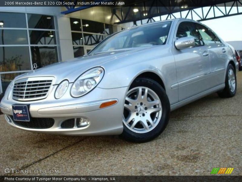 Iridium Silver Metallic / Ash 2006 Mercedes-Benz E 320 CDI Sedan