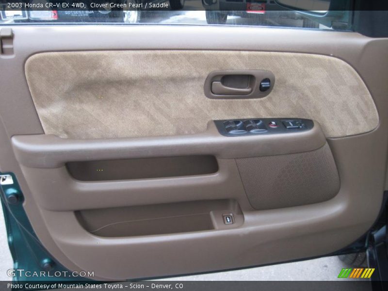 Clover Green Pearl / Saddle 2003 Honda CR-V EX 4WD