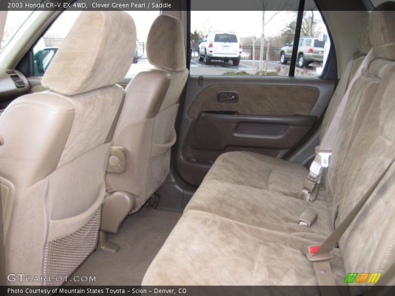 Clover Green Pearl / Saddle 2003 Honda CR-V EX 4WD