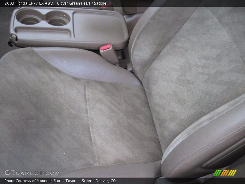 Clover Green Pearl / Saddle 2003 Honda CR-V EX 4WD