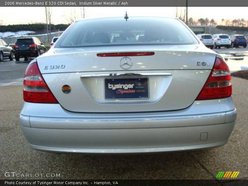 Iridium Silver Metallic / Ash 2006 Mercedes-Benz E 320 CDI Sedan