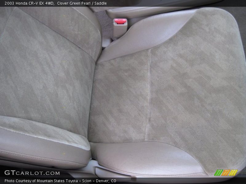 Clover Green Pearl / Saddle 2003 Honda CR-V EX 4WD