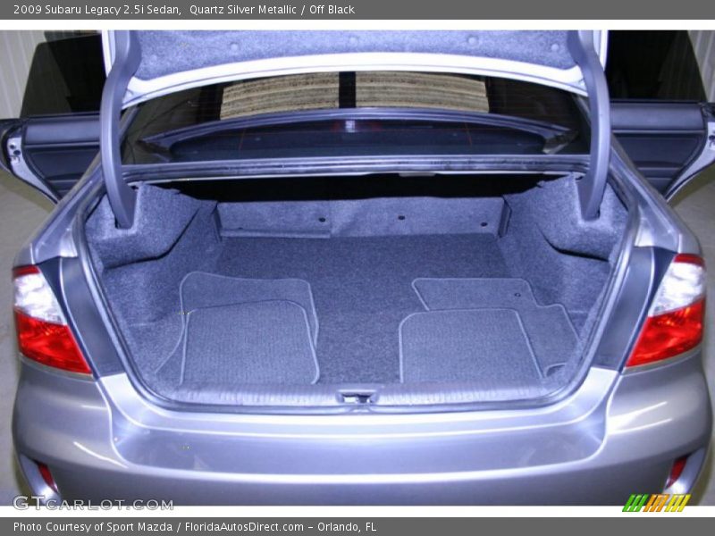 Quartz Silver Metallic / Off Black 2009 Subaru Legacy 2.5i Sedan