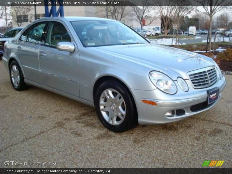 Iridium Silver Metallic / Ash 2006 Mercedes-Benz E 320 CDI Sedan