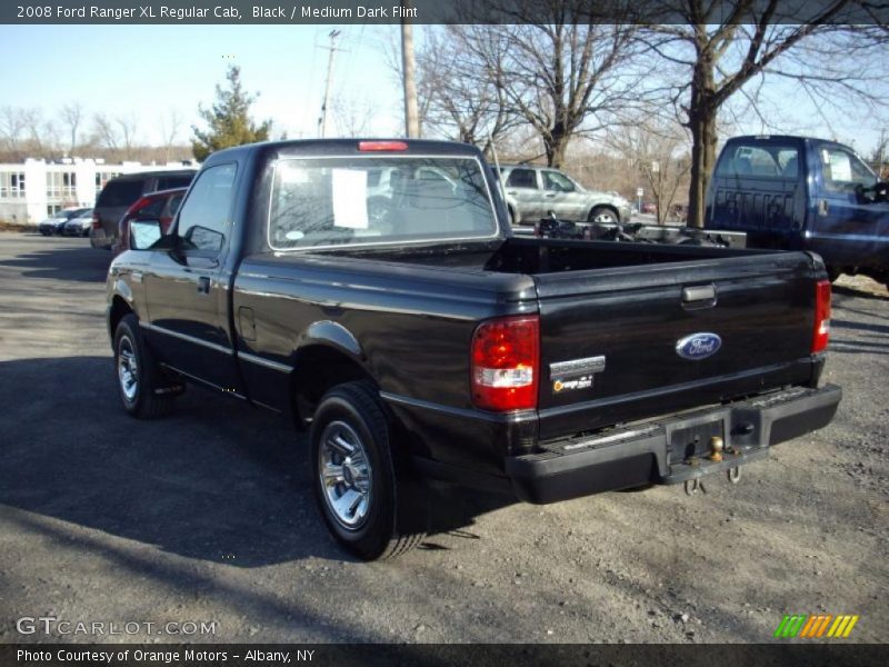 Black / Medium Dark Flint 2008 Ford Ranger XL Regular Cab
