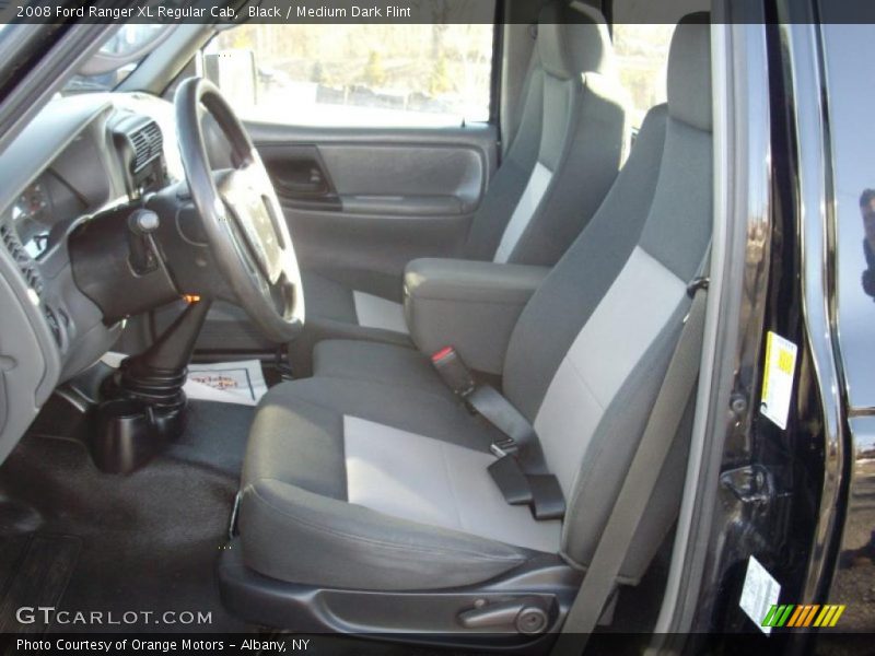 Black / Medium Dark Flint 2008 Ford Ranger XL Regular Cab
