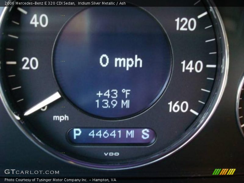 Iridium Silver Metallic / Ash 2006 Mercedes-Benz E 320 CDI Sedan