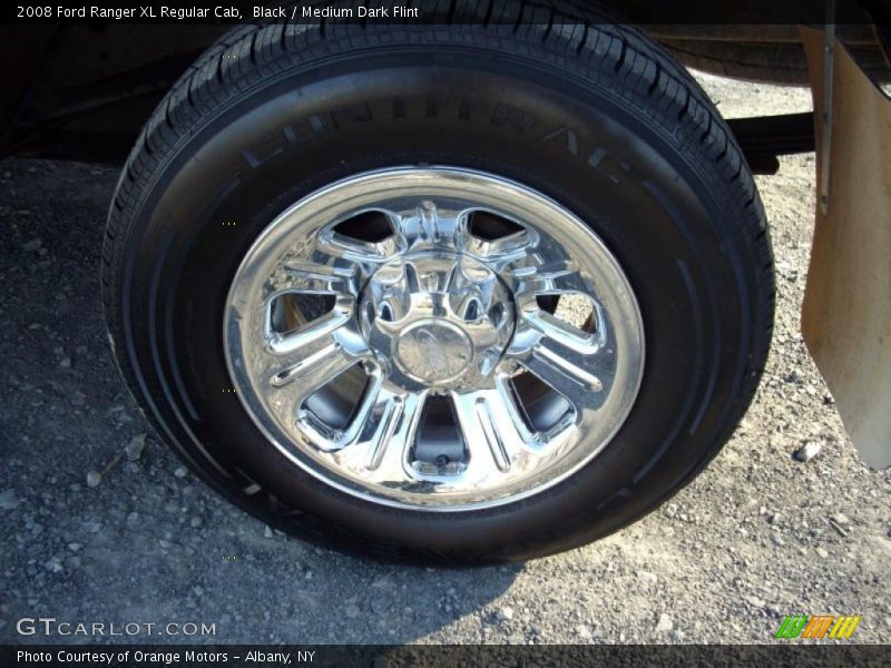 Black / Medium Dark Flint 2008 Ford Ranger XL Regular Cab