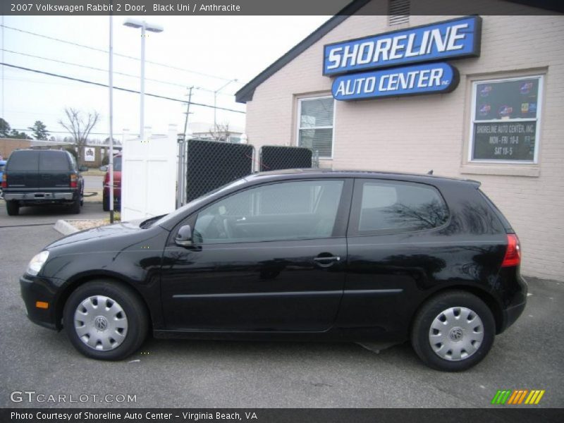Black Uni / Anthracite 2007 Volkswagen Rabbit 2 Door
