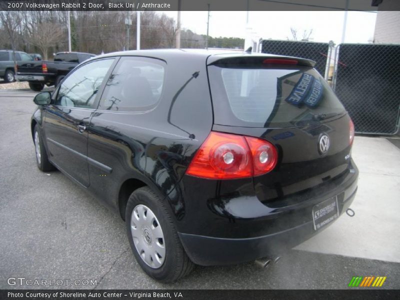 Black Uni / Anthracite 2007 Volkswagen Rabbit 2 Door