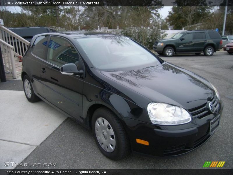 Black Uni / Anthracite 2007 Volkswagen Rabbit 2 Door
