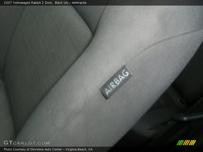 Black Uni / Anthracite 2007 Volkswagen Rabbit 2 Door