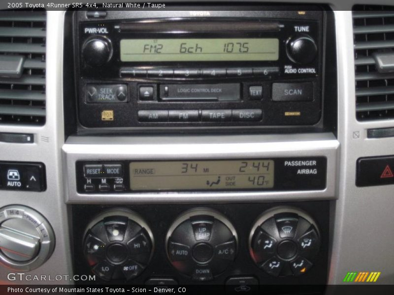 Natural White / Taupe 2005 Toyota 4Runner SR5 4x4
