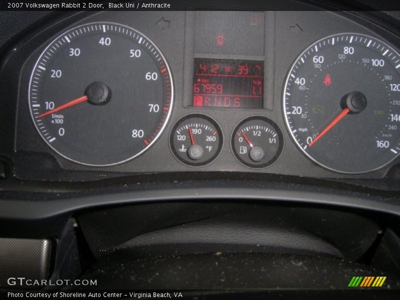 Black Uni / Anthracite 2007 Volkswagen Rabbit 2 Door