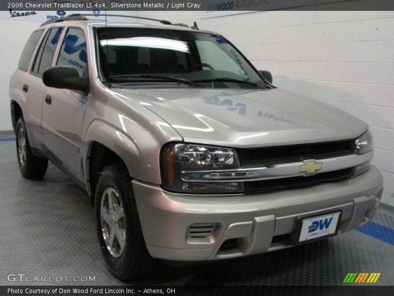 Silverstone Metallic / Light Gray 2006 Chevrolet TrailBlazer LS 4x4
