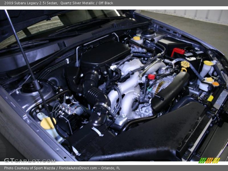 Quartz Silver Metallic / Off Black 2009 Subaru Legacy 2.5i Sedan