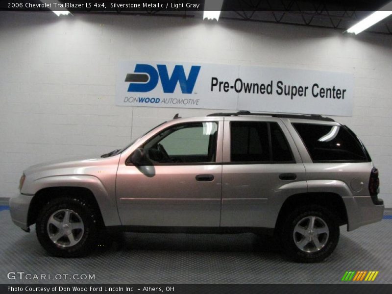 Silverstone Metallic / Light Gray 2006 Chevrolet TrailBlazer LS 4x4