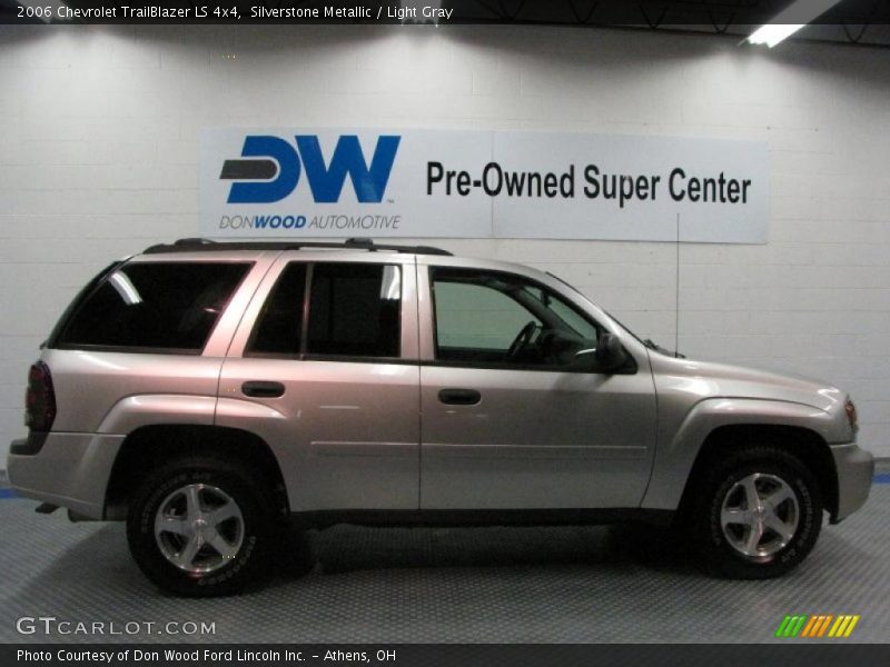 Silverstone Metallic / Light Gray 2006 Chevrolet TrailBlazer LS 4x4