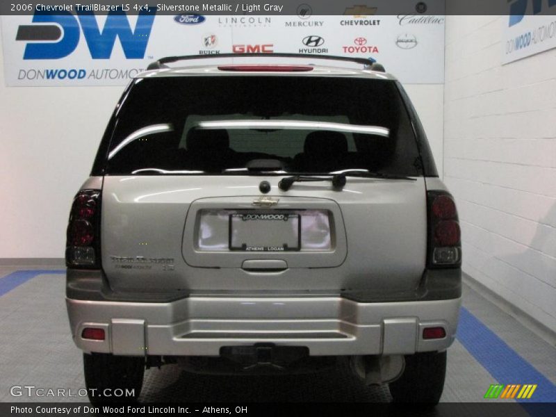 Silverstone Metallic / Light Gray 2006 Chevrolet TrailBlazer LS 4x4