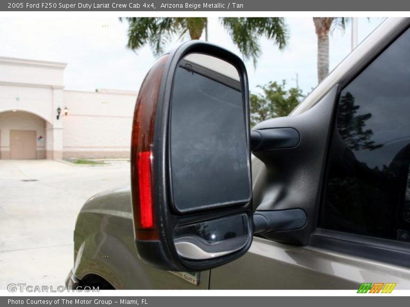 Arizona Beige Metallic / Tan 2005 Ford F250 Super Duty Lariat Crew Cab 4x4