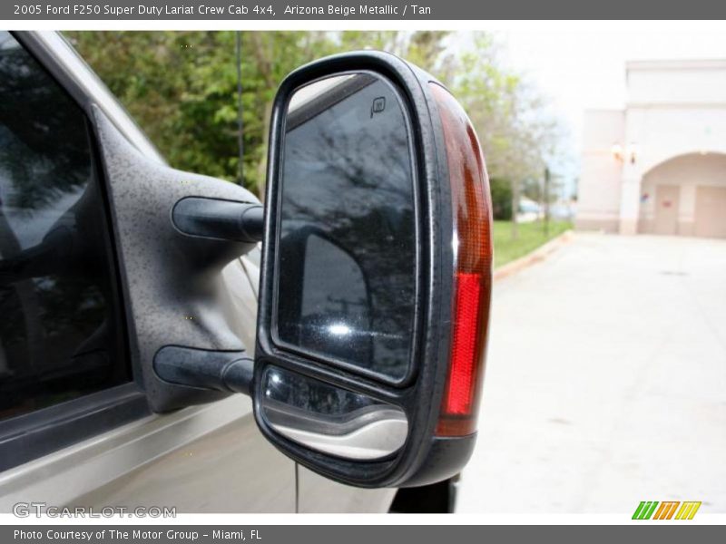 Arizona Beige Metallic / Tan 2005 Ford F250 Super Duty Lariat Crew Cab 4x4