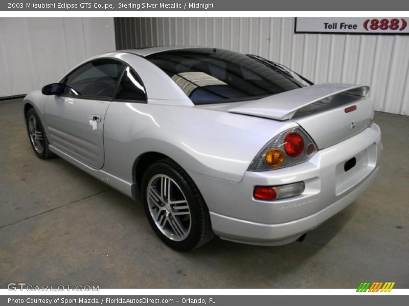 Sterling Silver Metallic / Midnight 2003 Mitsubishi Eclipse GTS Coupe