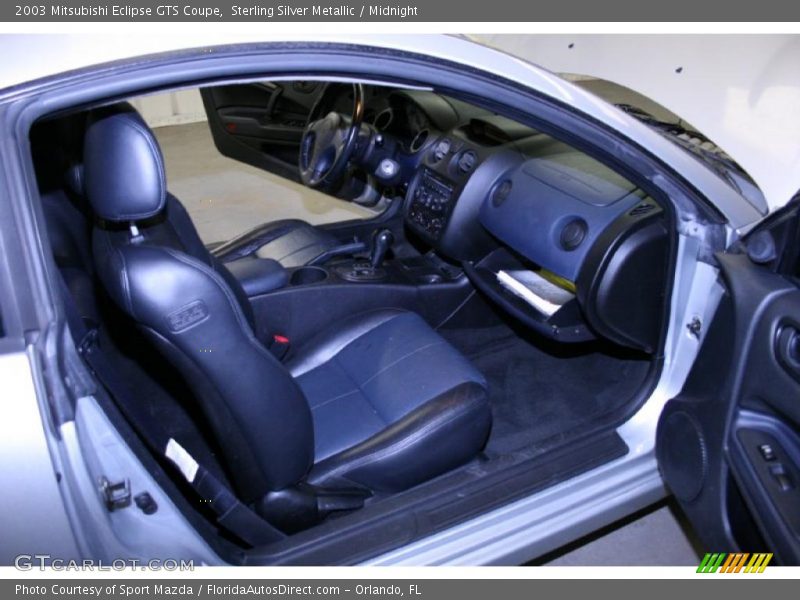 Sterling Silver Metallic / Midnight 2003 Mitsubishi Eclipse GTS Coupe